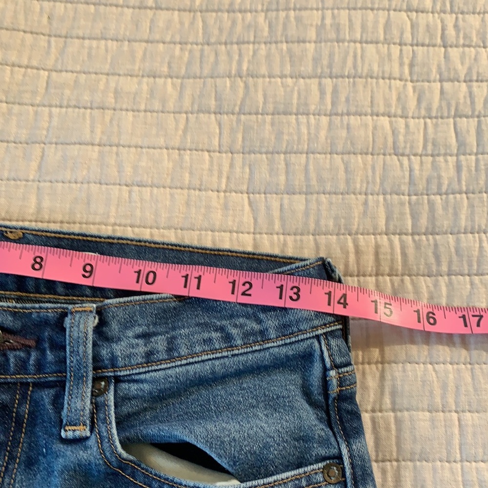 Levi’s 512 slim taper made and crafted med wash high rise unisex jeans 28/32 - Picture 12 of 16